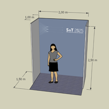 A person standing in a booth

AI-generated content may be incorrect.